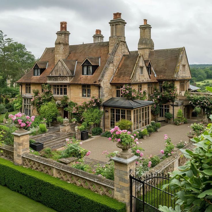 Elegant English Manor House