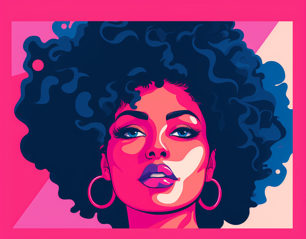 Bold Pop Art Portrait