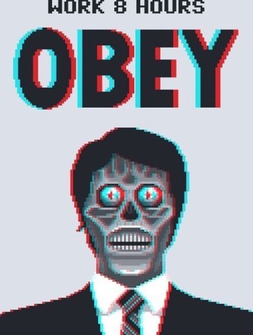 Obey Robot Head