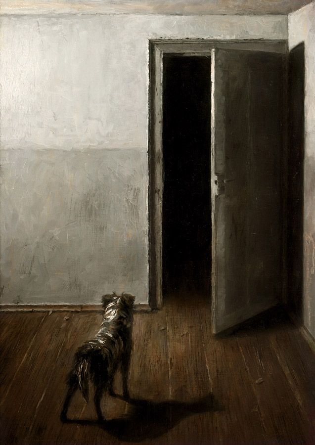Dog at Door
