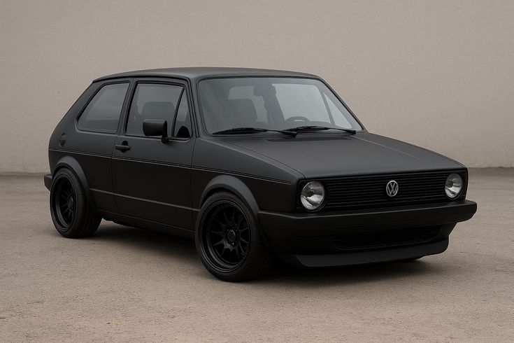 Black VW Golf