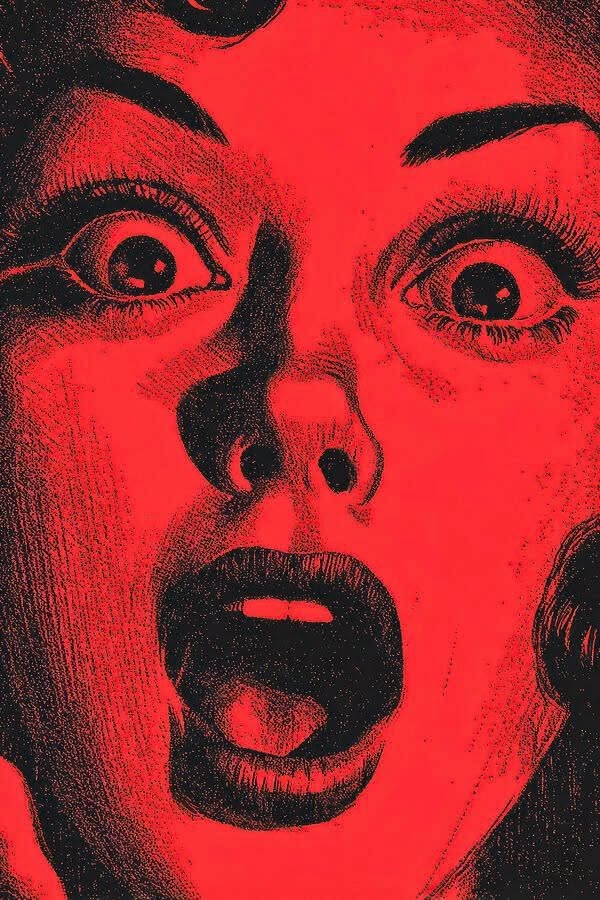Red Inked Face