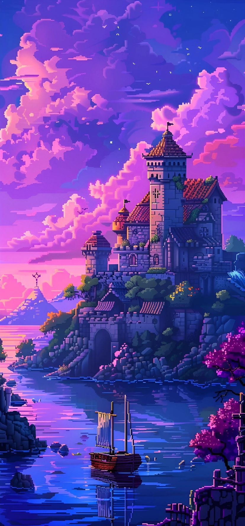 Enchanted Castle on the Cliff