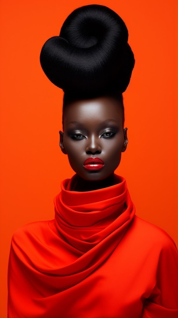 Bold Red Fashion Statement