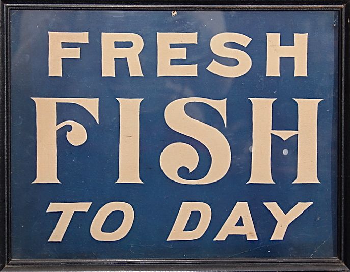 Fresh Fish Today Sign
