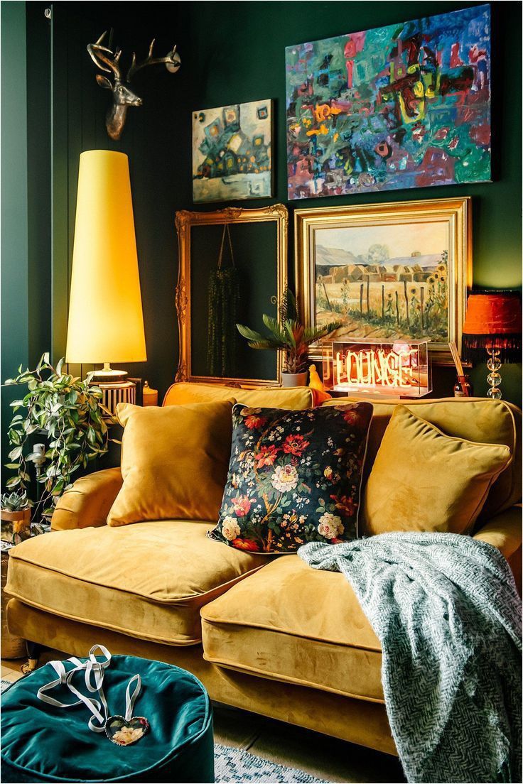 Cozy Velvet Lounge
