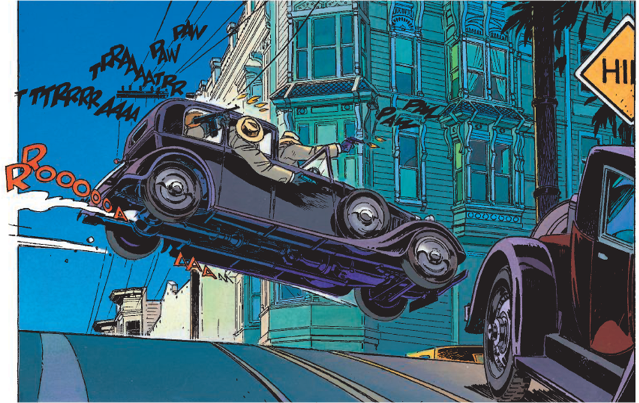 Vintage Car Jump