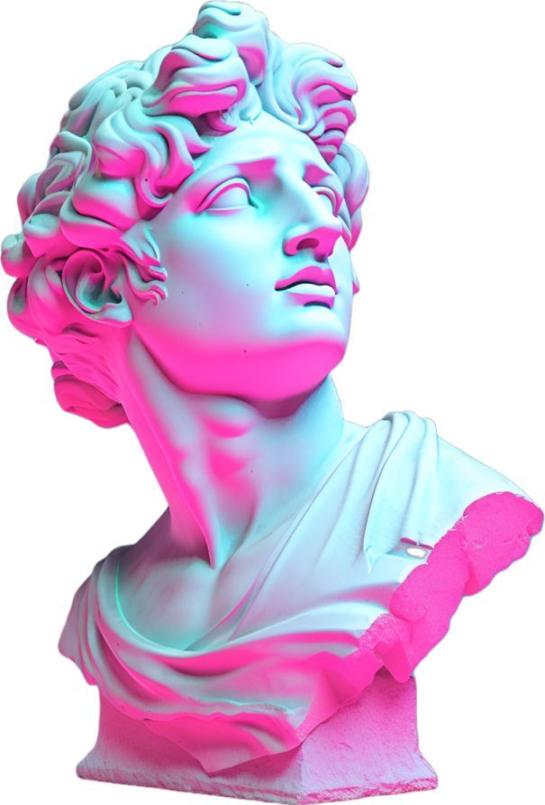 Colorful David Bust