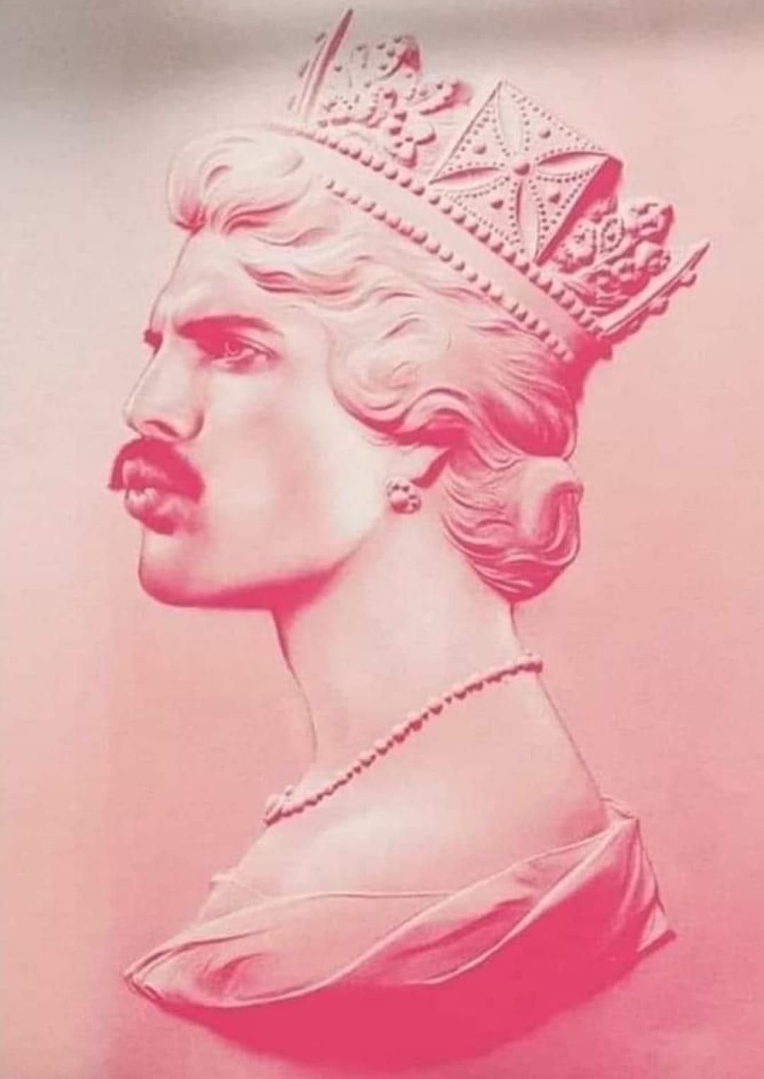 Pink Queen Statue