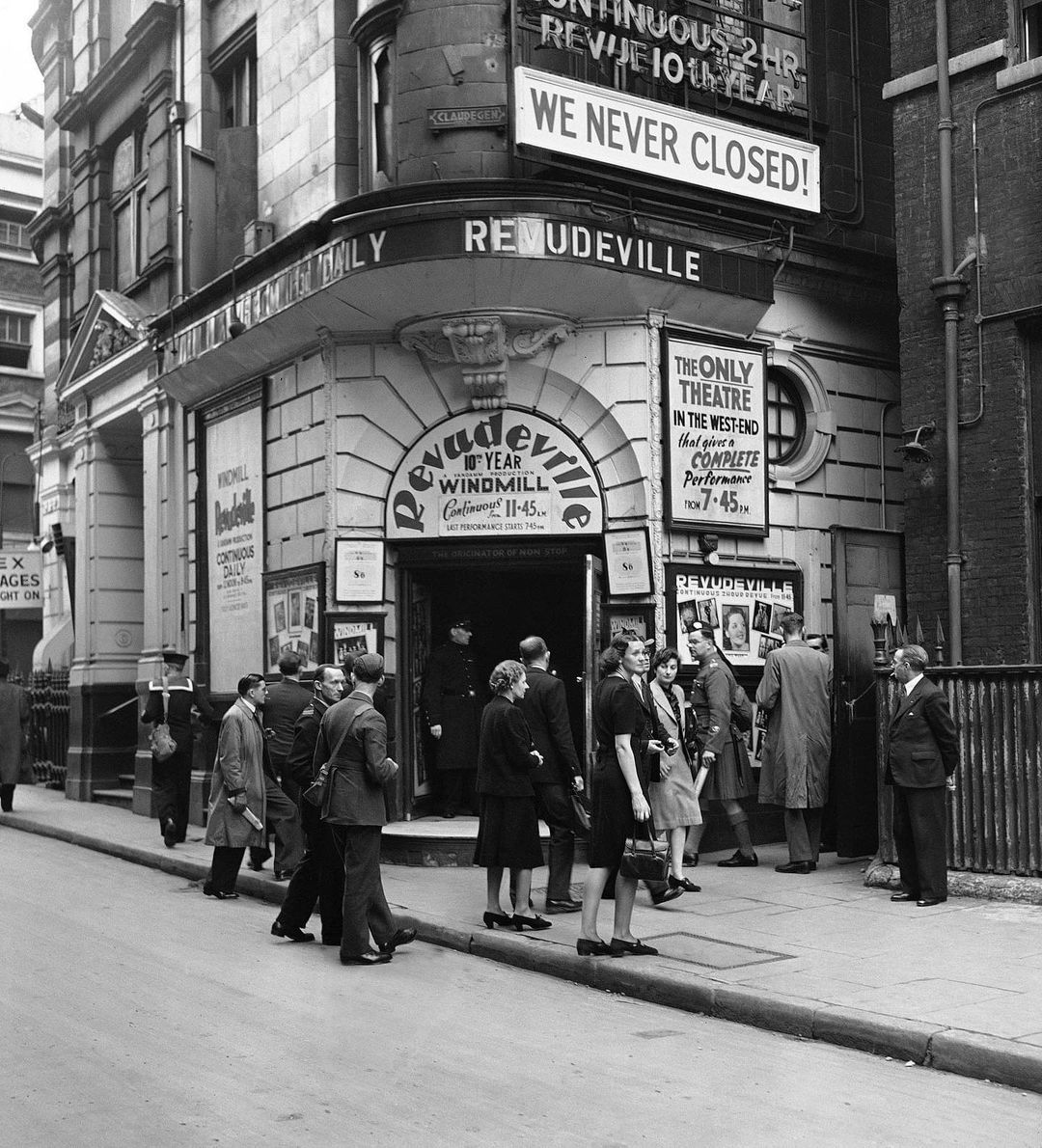 Vintage Revueville Theatre Entrance