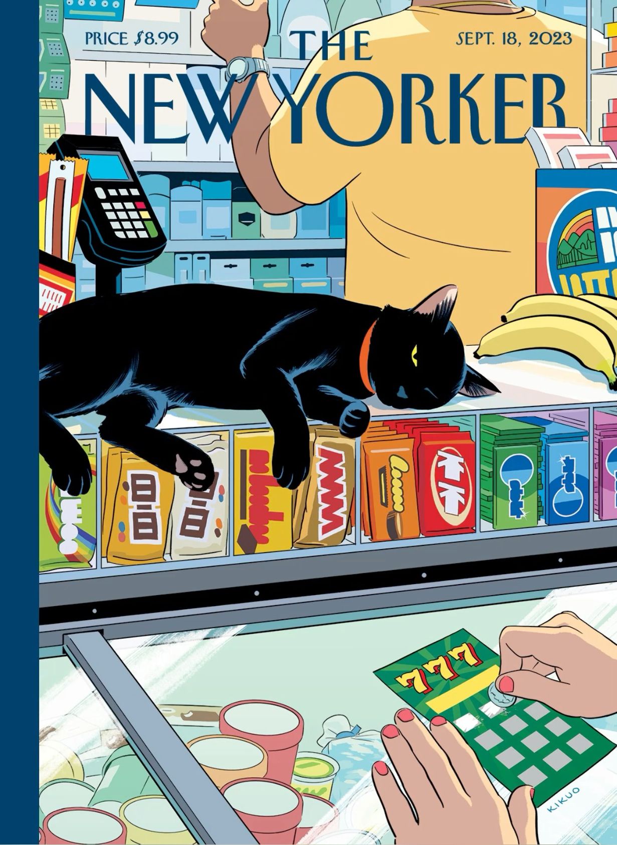 Black Cat Stealing Candy