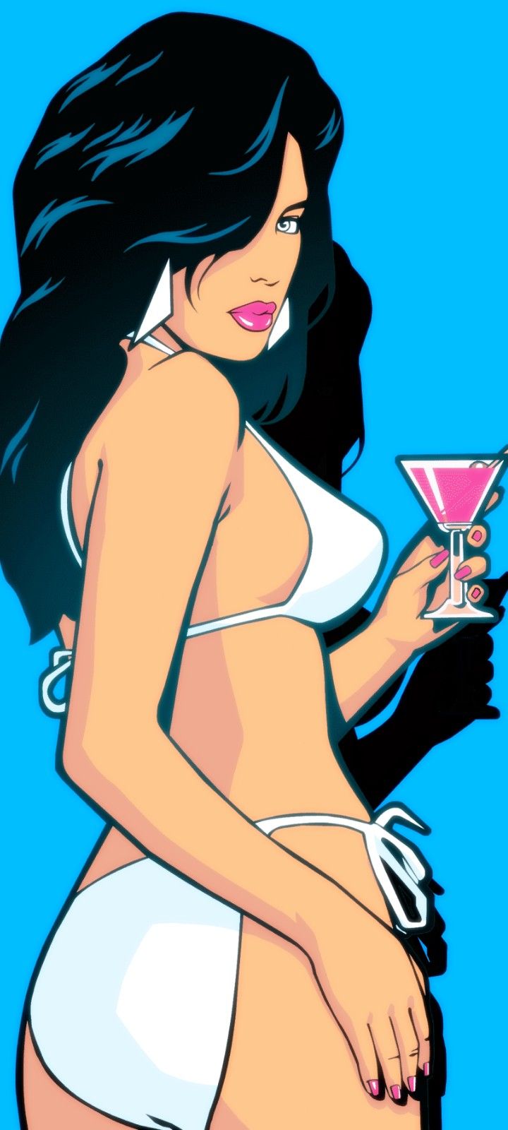 Bikini Babe with Martini