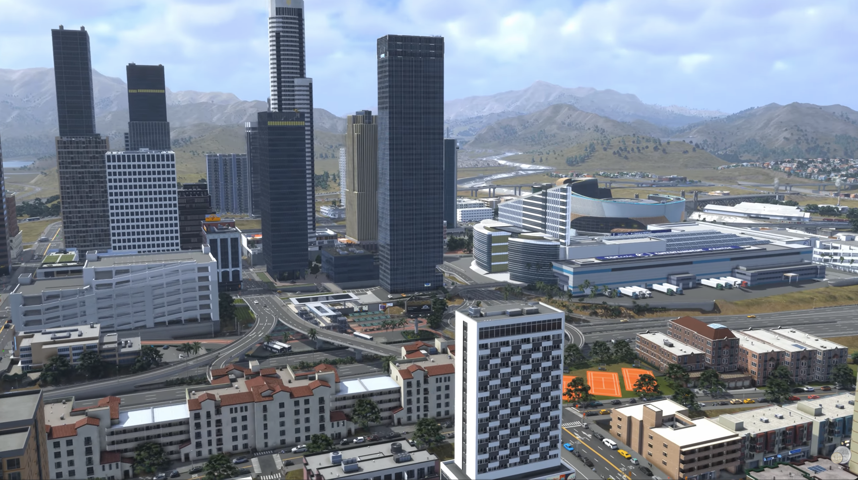 Urban Skyline with Modern Architecture
