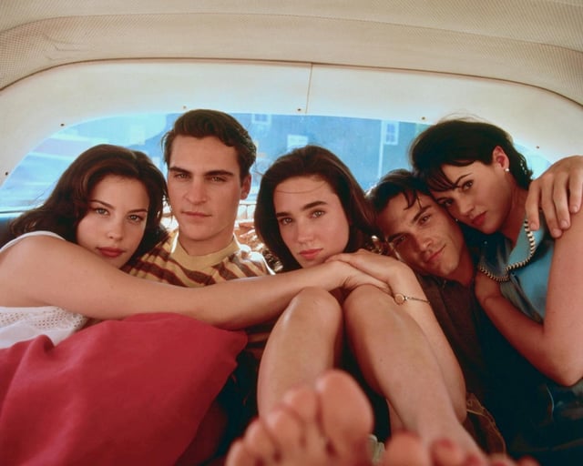 Group of friends relaxing on a couch