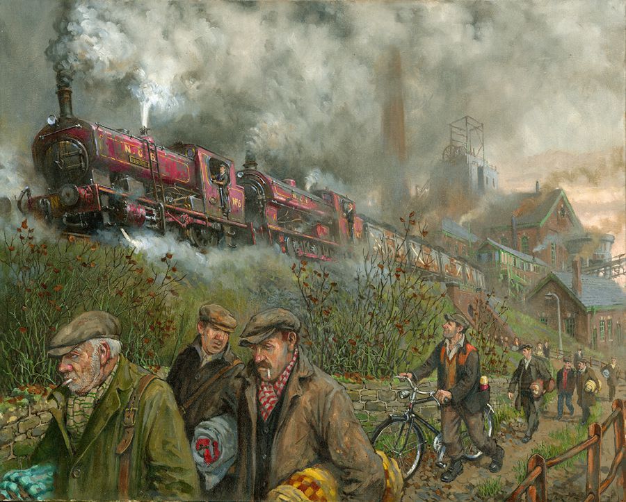 Steam Train Arrival