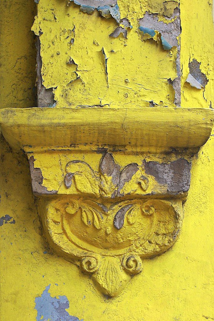 Decaying Yellow Ornament