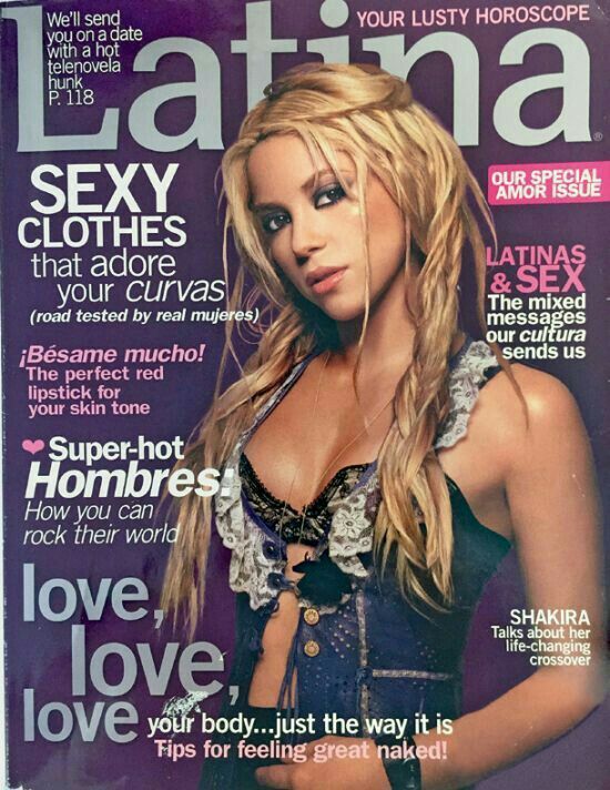 Shakira on Latina Magazine Cover