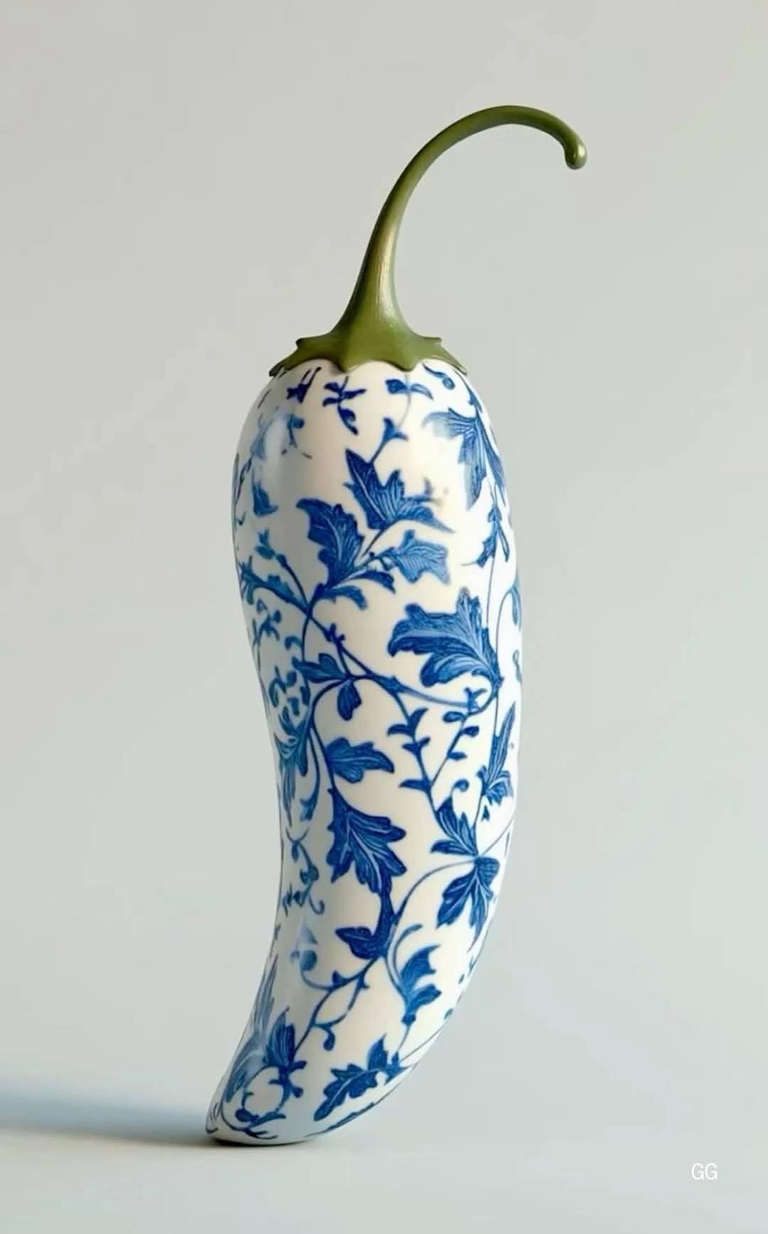 Blue and White Porcelain Gourd