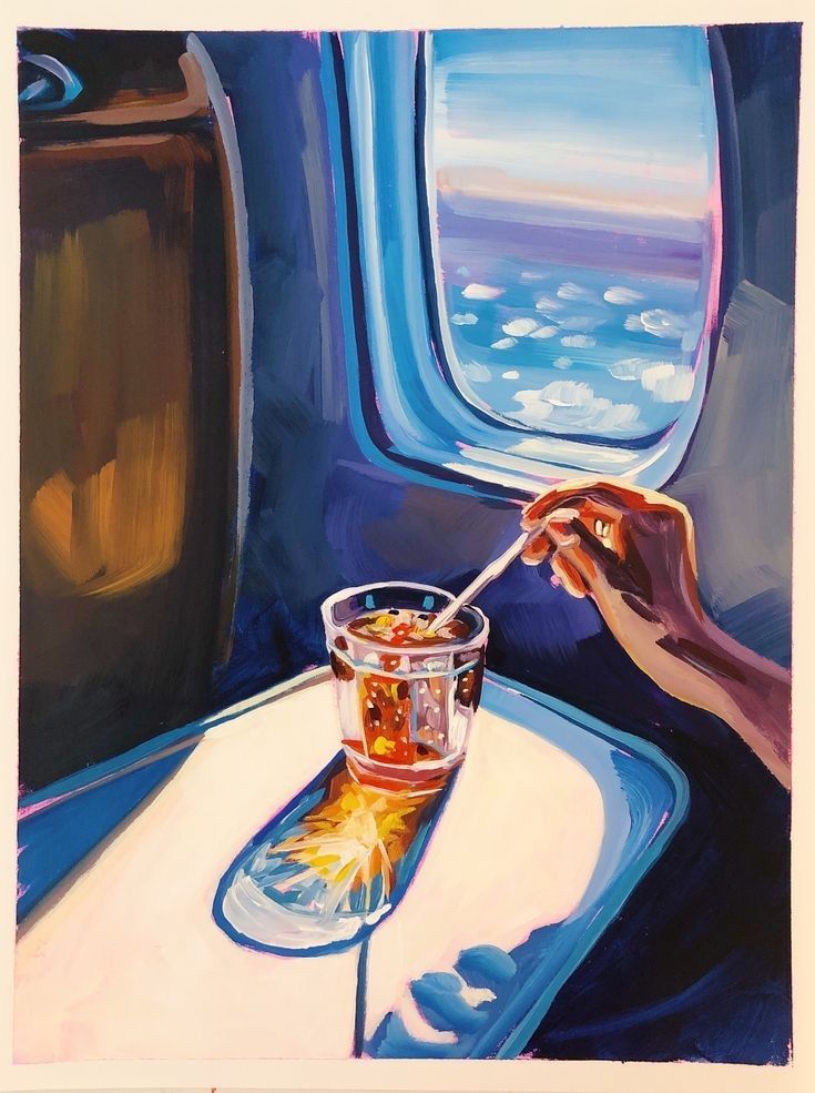 Train Window Drink