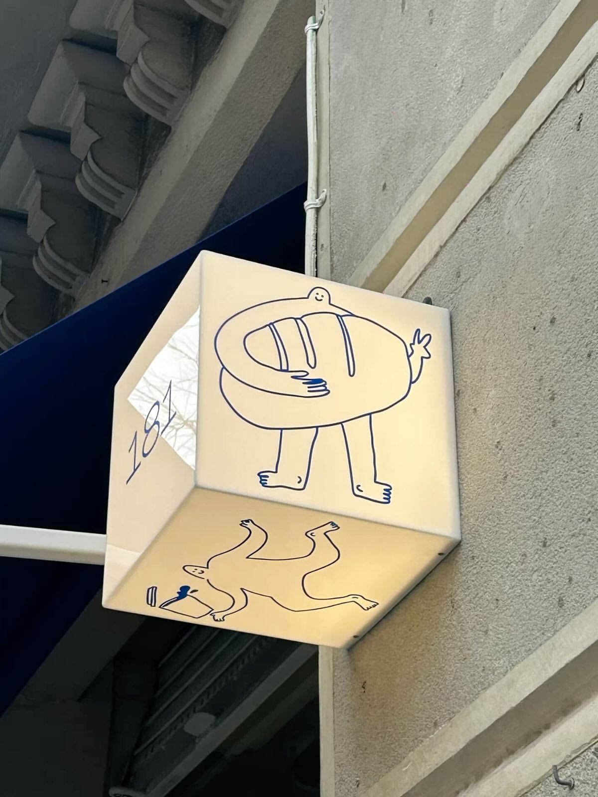 Lightbox Artwork with Cartoon Characters