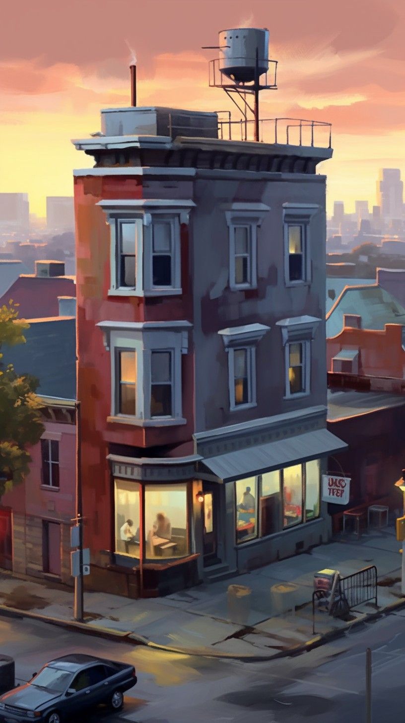Urban Evening Serenity