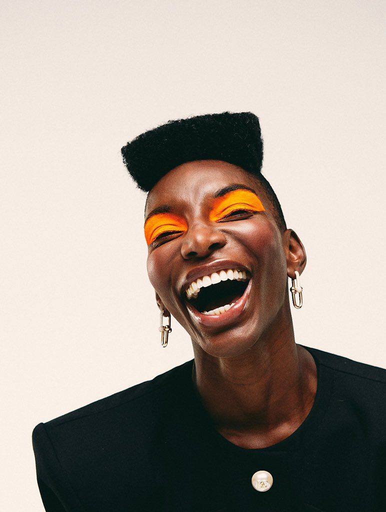 Brightly Eyed Smiling Woman