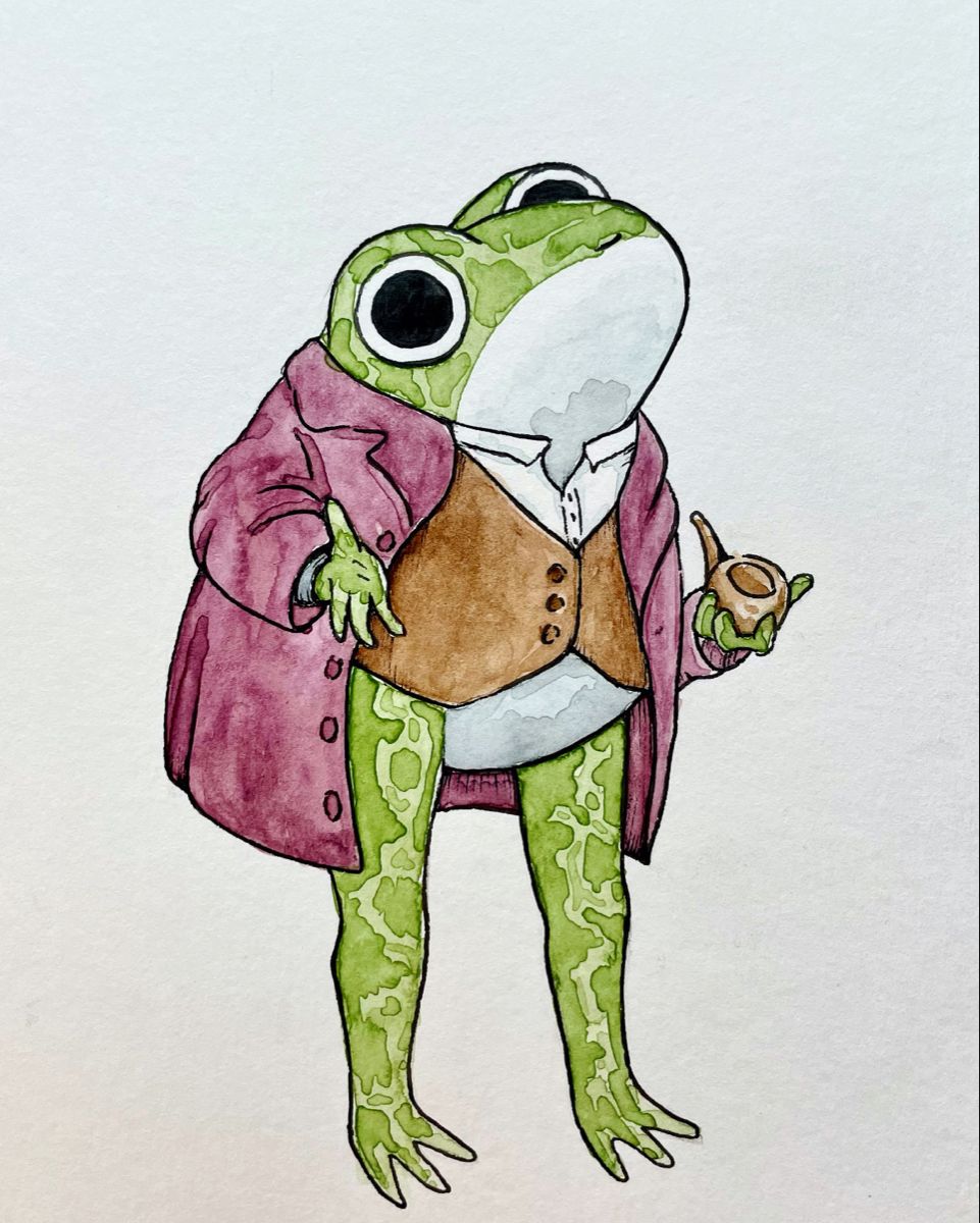 Frog in Formal Wear