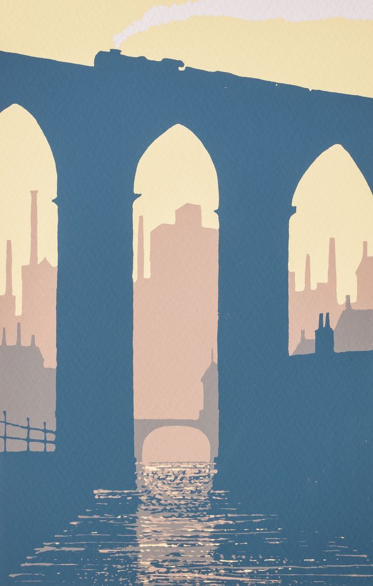 Silhouetted Cityscape