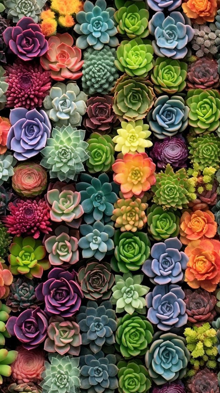 Colorful Succulent Garden