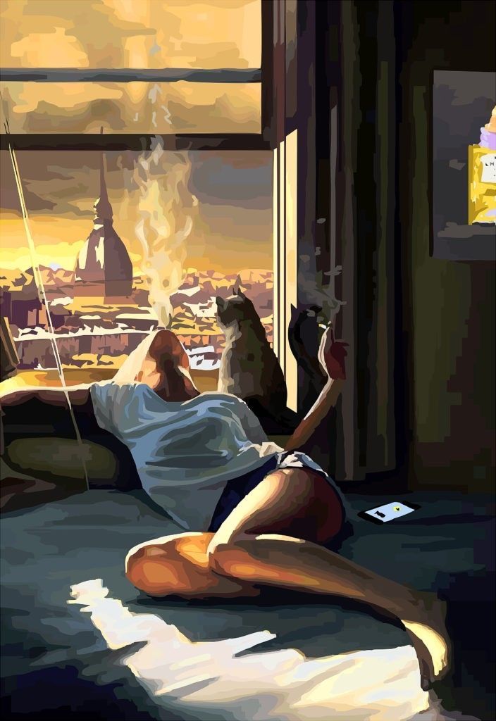 Relaxing Sunset View