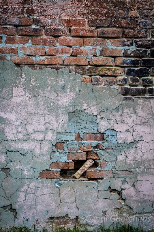 Decaying Brick Wall