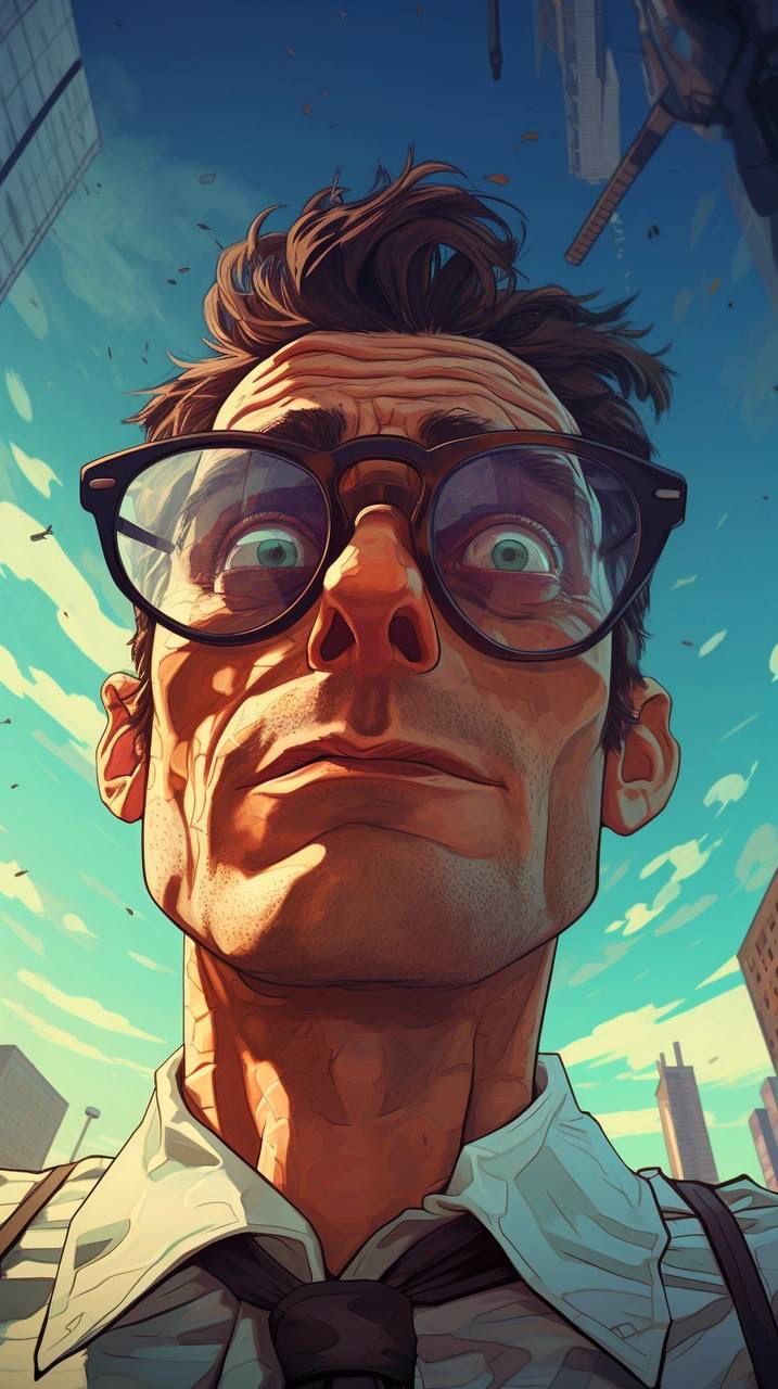 Giant Glasses Guy