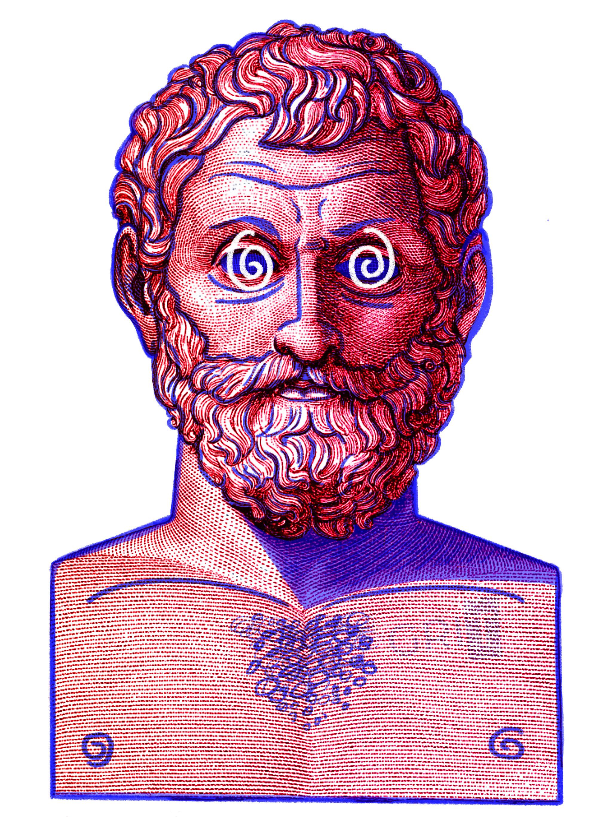 Ancient Red Portrait