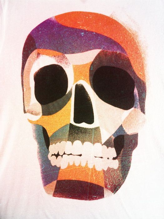 Abstract Skull Art