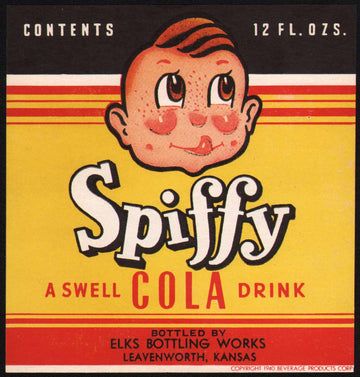 Spiffy Cola Drink Label
