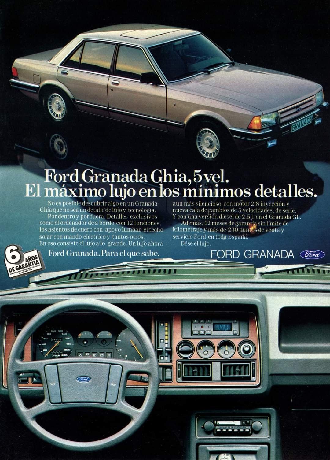 Ford Granada Ghia, 5vel