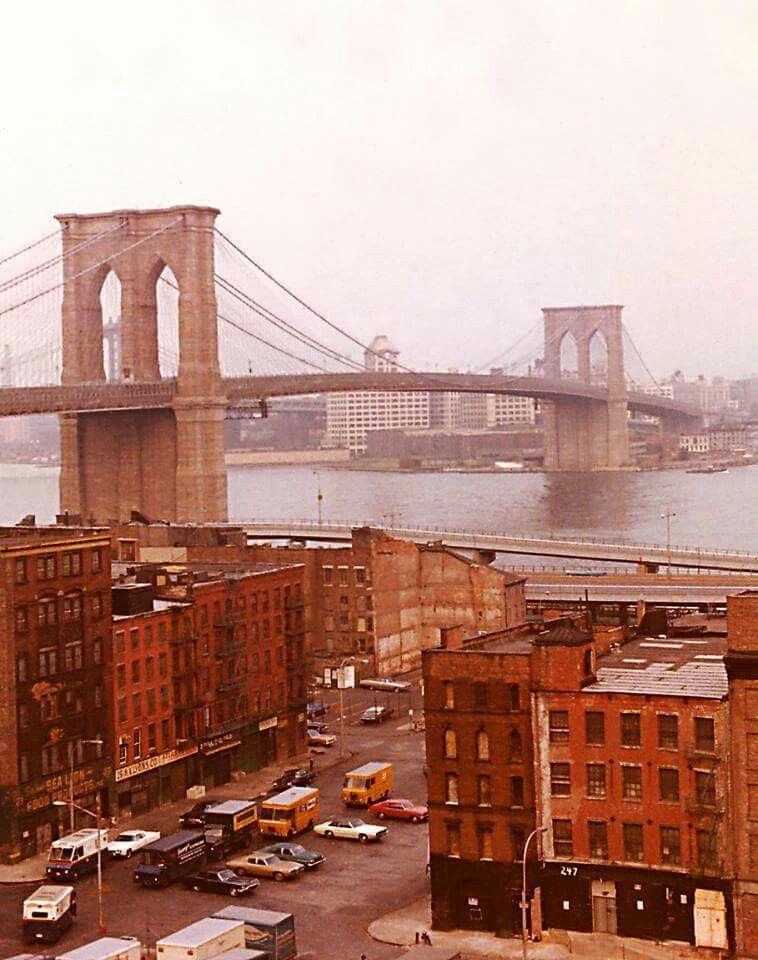Brooklyn Bridge in Fog