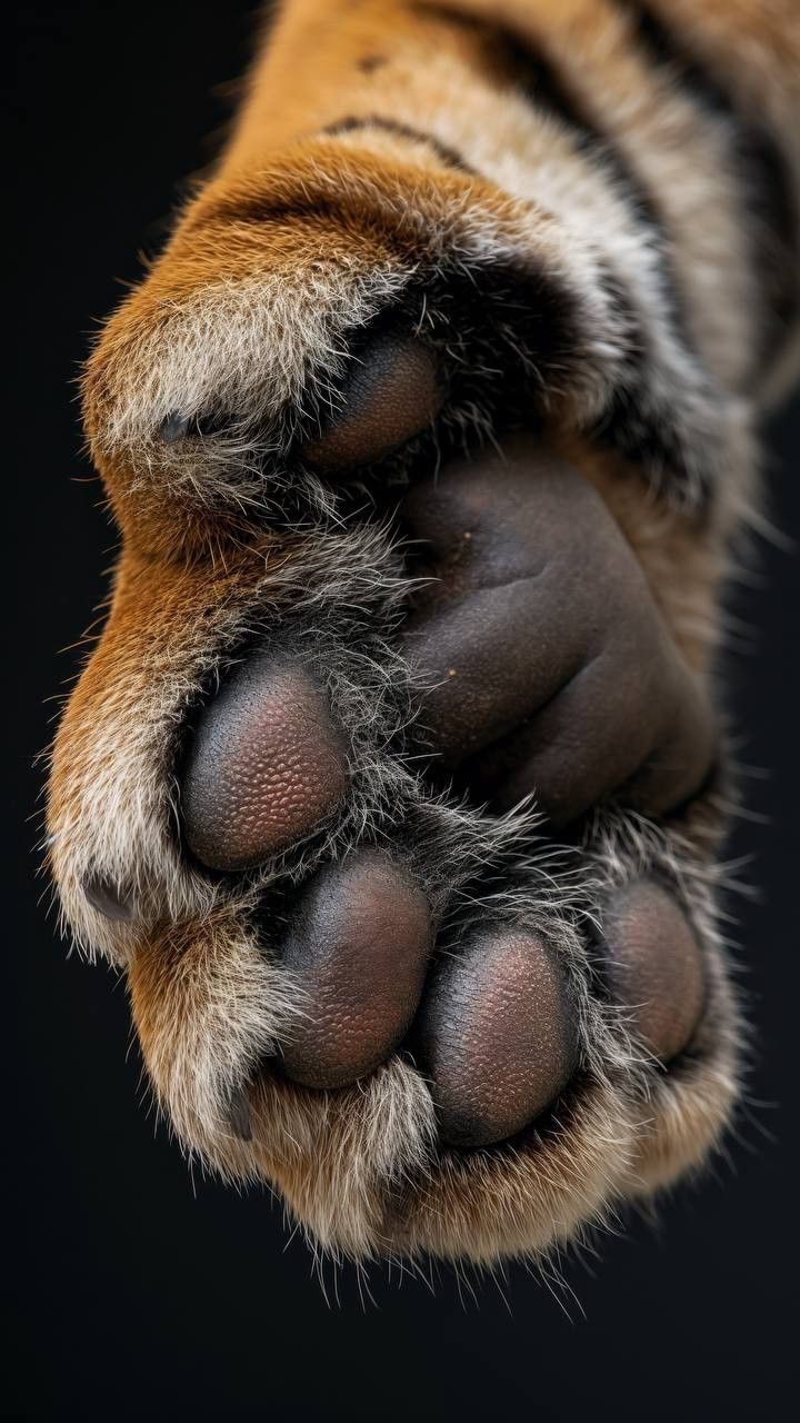 Close-Up of Tiger Paw