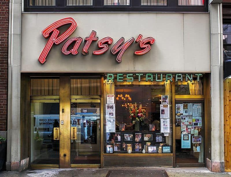 Patsy's Restaurant Neon Sign