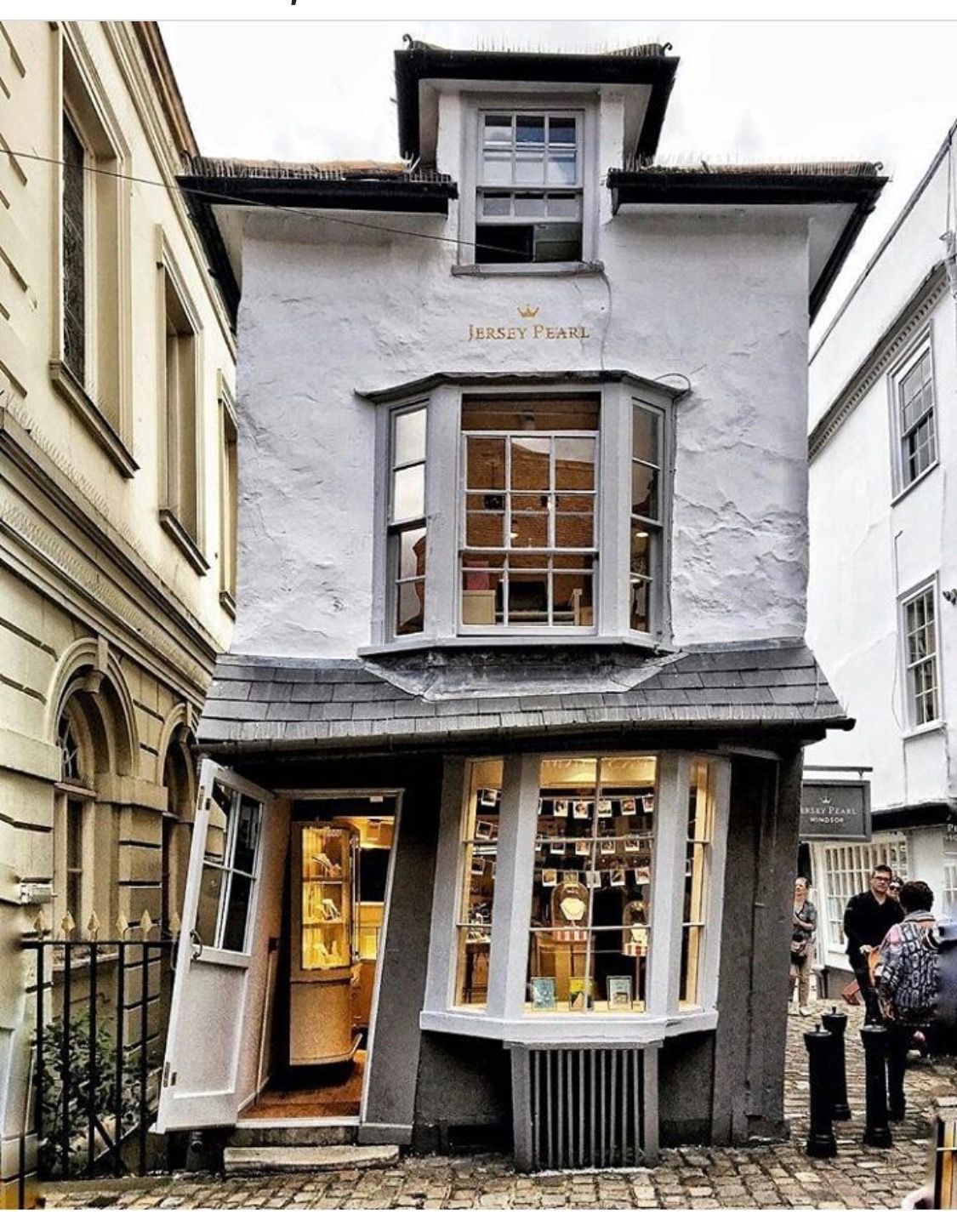 Vintage Shop with Bay Windows