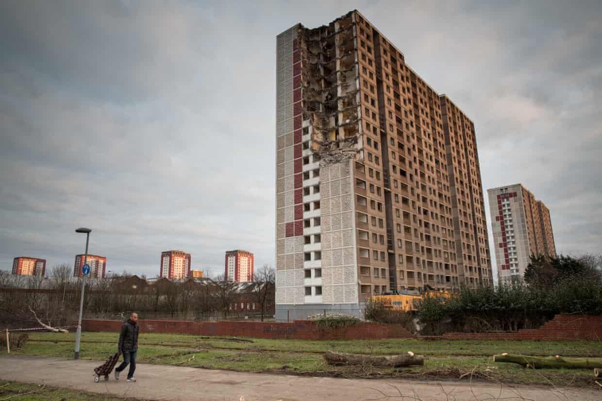 Collapsing High-Rise Building