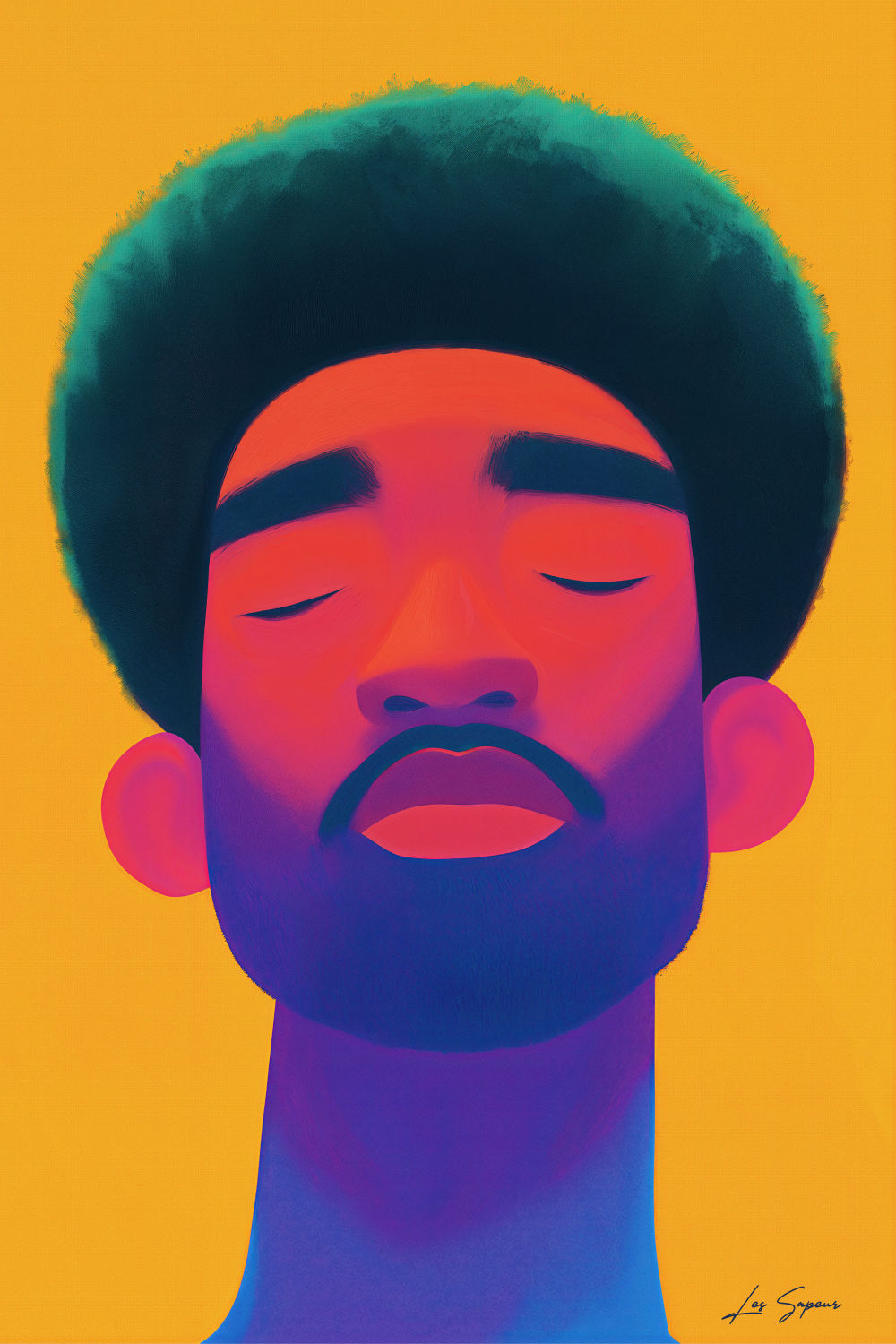 Colorful Abstract Portrait