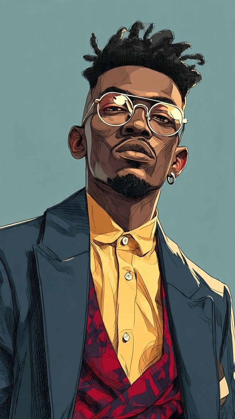 Elegant Man in Suit