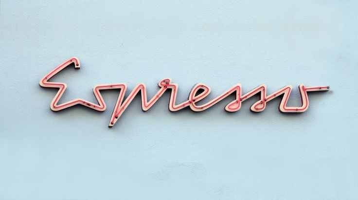 Wire Art Word 'Express'