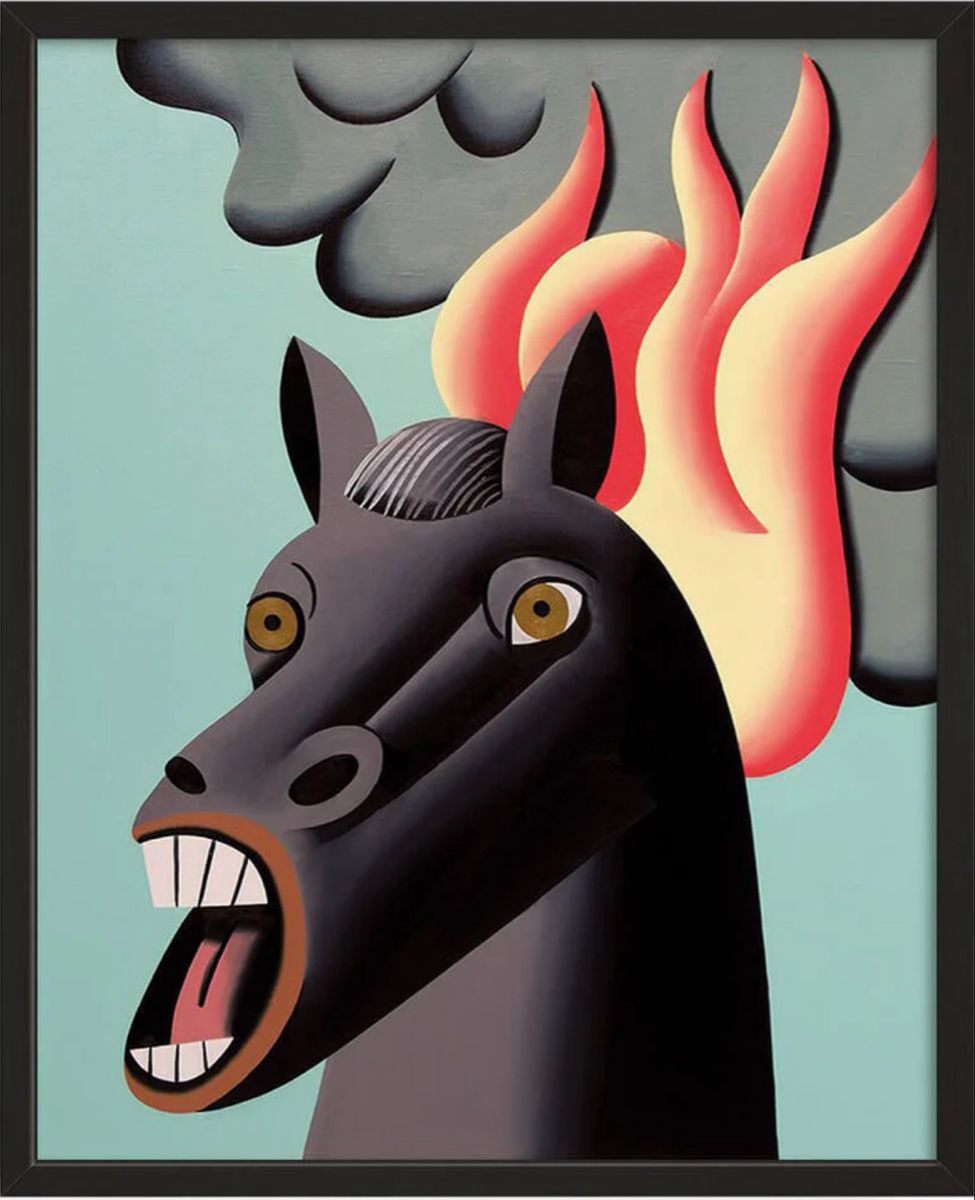 Fiery Horse Head
