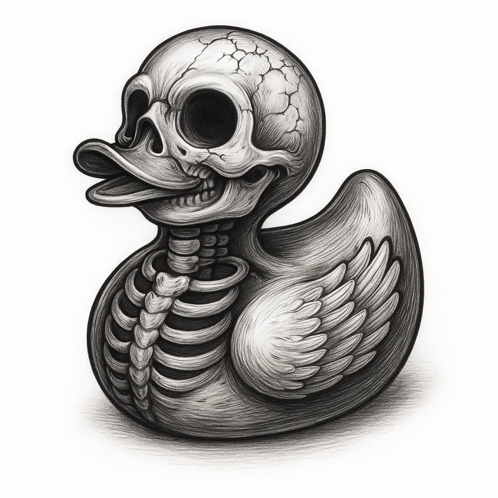 Skeleton Duck