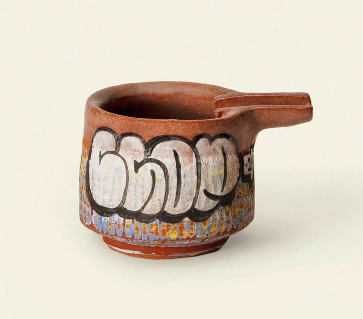 Graffiti-Inspired Ceramic Mug