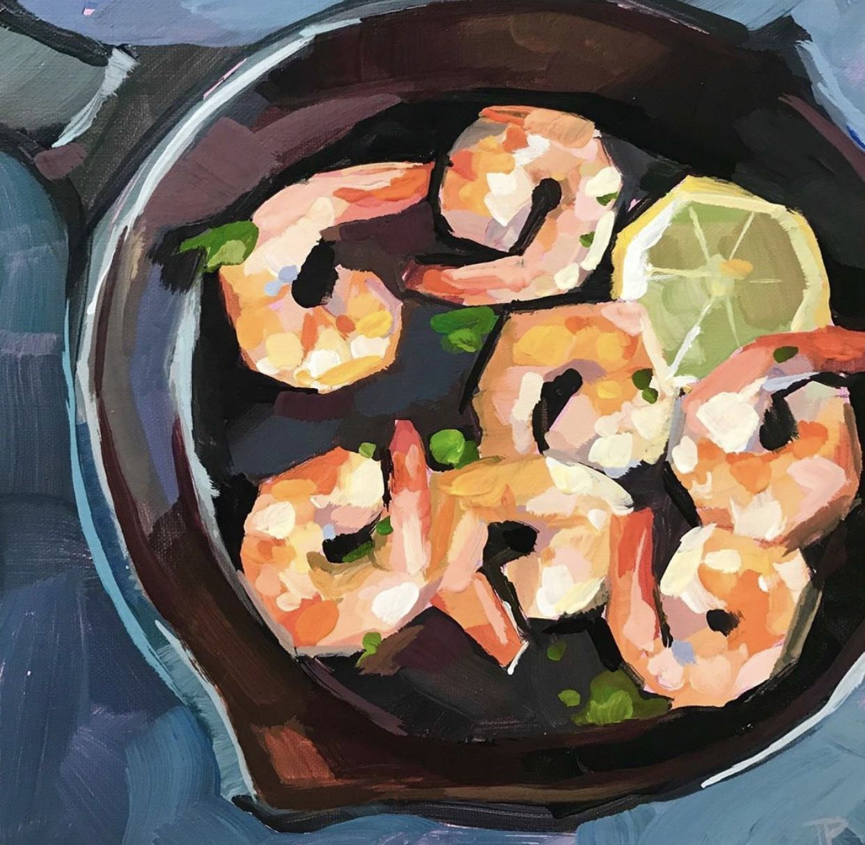 Shrimp with Lemon
