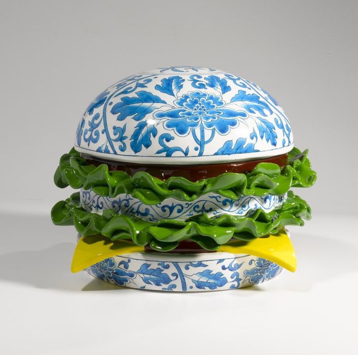 Porcelain Burger Box