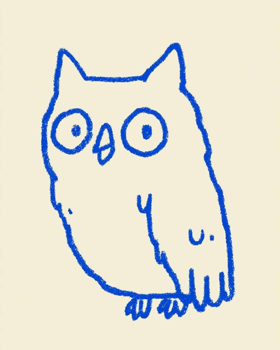 Blue Owl Sketch